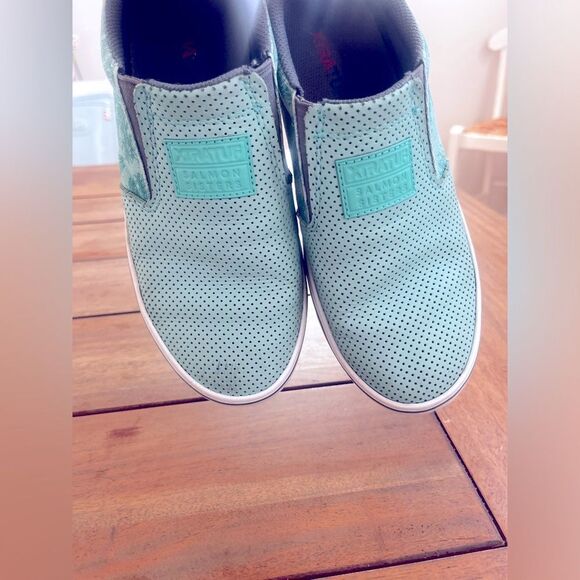 XTRATUF Salmon Sisters Mint Green Slip-On Sneakers; Size W8 - Picture 8 of 10